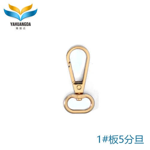 Customize bag lobster clasp metal zinc alloy swivel snap clip trigger dog hook-1#板5分旦