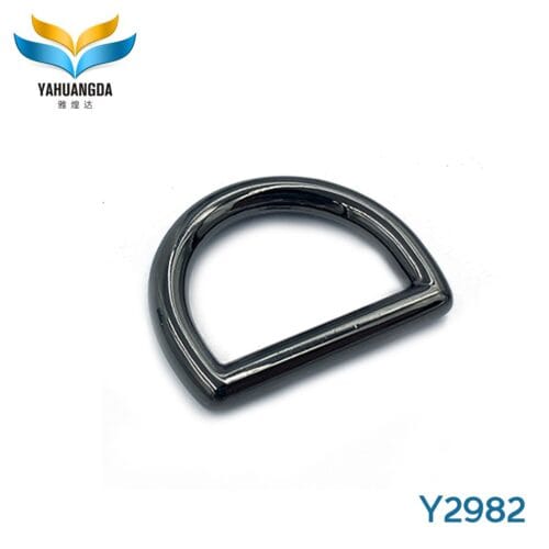 Nickel Plated Metal D Ring Half Circle Wheel Belt Buckle For Bag Dog Pet Harness Luggage Backpack DIY Sewing Garment Accessories(Y2982)