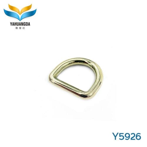 Factory Cheap Wholesale Custom Multi-size Metal Buckle D Ring Handbag Accessories Bag Straps Alloy Buckles Clasp D Ring(Y5926)