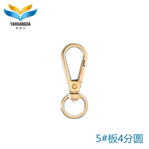 Factory Wholesale Snap Hook D Ring Spring Swivel Snap Hook-5#板4分圆