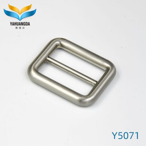 Factory Wholesale Metal tri-glide Buckle Square Slider Buckles Adjustable tri glide Buckles for Bag Strap (5071)