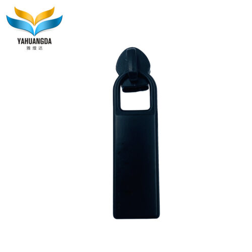 Custom Clear Logo Durable Black Matte Universal PU Leather Fancy Bag Backpack Metal Zipper Puller For Pants Y6224