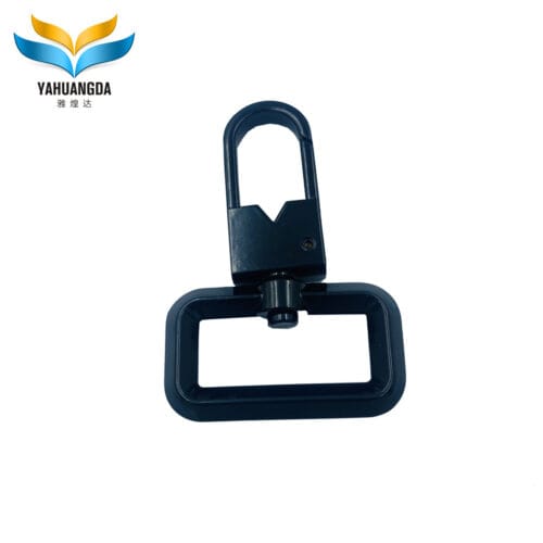 Heavy Duty Zinc Alloy Matte Black Bag Clothes Clasp Dog Leash Carabiner Spring Clip Metal Hook Y6244