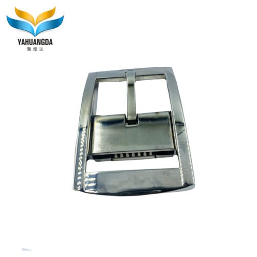 Custom Logo Luxury Alloy Silver Quick Release Clothing Leather Belt Metal Buckles For Men Y6421