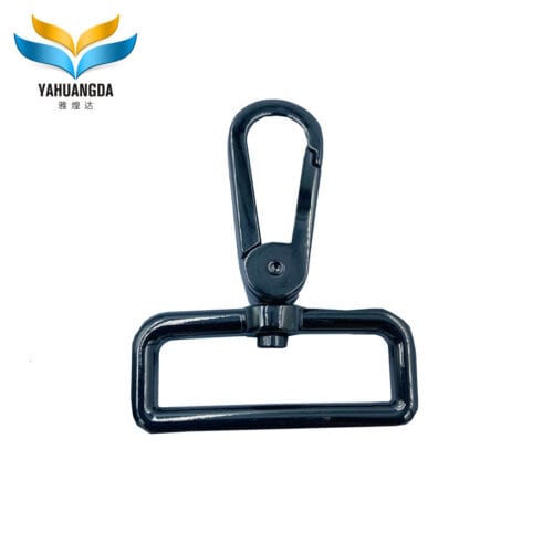 High Quality Gold Black Clip O Ring Durable Trigger Recycled Bag Accessories Dog Hook Metal Swivel Snap Hook Y6513