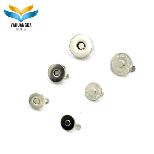 round snap button regular classical blank magnetic snap buttons for leather bags 12*2mm 14*4mm 18*4mm