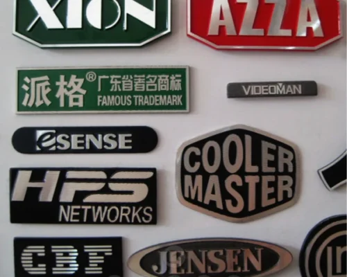 Custom Metal Logo with aluminum alloy material customization