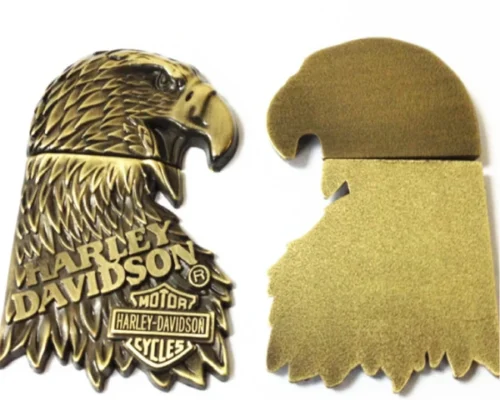 Custom Metal Logo with copper material customization