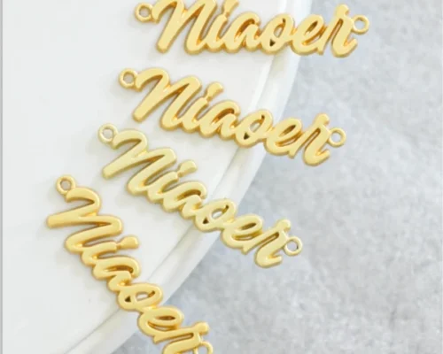 Custom Metal Logo with zinc alloy material